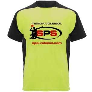 Camiseta Técnica SPS Voleibol Amarillo-Negro